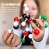 208 Pcs Organic Chemistry Model Kit, Portable Molecular Model Kits for Chemistry Classes, Orgo Modeling Kit for Students & Teachers Organic  Inorganic Learning view 3
