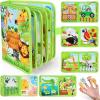 ivebed Montessori Busy Book-Learn While Playing, Toddler Montessori Play Board Fabric Book for Long Car Rides and Summer Trips Boys Girls, No Screens, No Meltdowns, Just Focused Play(Style-l) view 1
