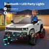 24V Licensed Kids Ride-on Truck with Parent Remote Control, 2-Seater Electric Vehicle for Big Kids Ages 3-8, 3 Speeds with Bluetooth Music & LED Lights view 4