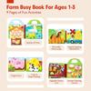ivebed Montessori Busy Book-Learn While Playing, Toddler Montessori Play Board Fabric Book for Long Car Rides and Summer Trips Boys Girls, No Screens, No Meltdowns, Just Focused Play(Style-h) view 2