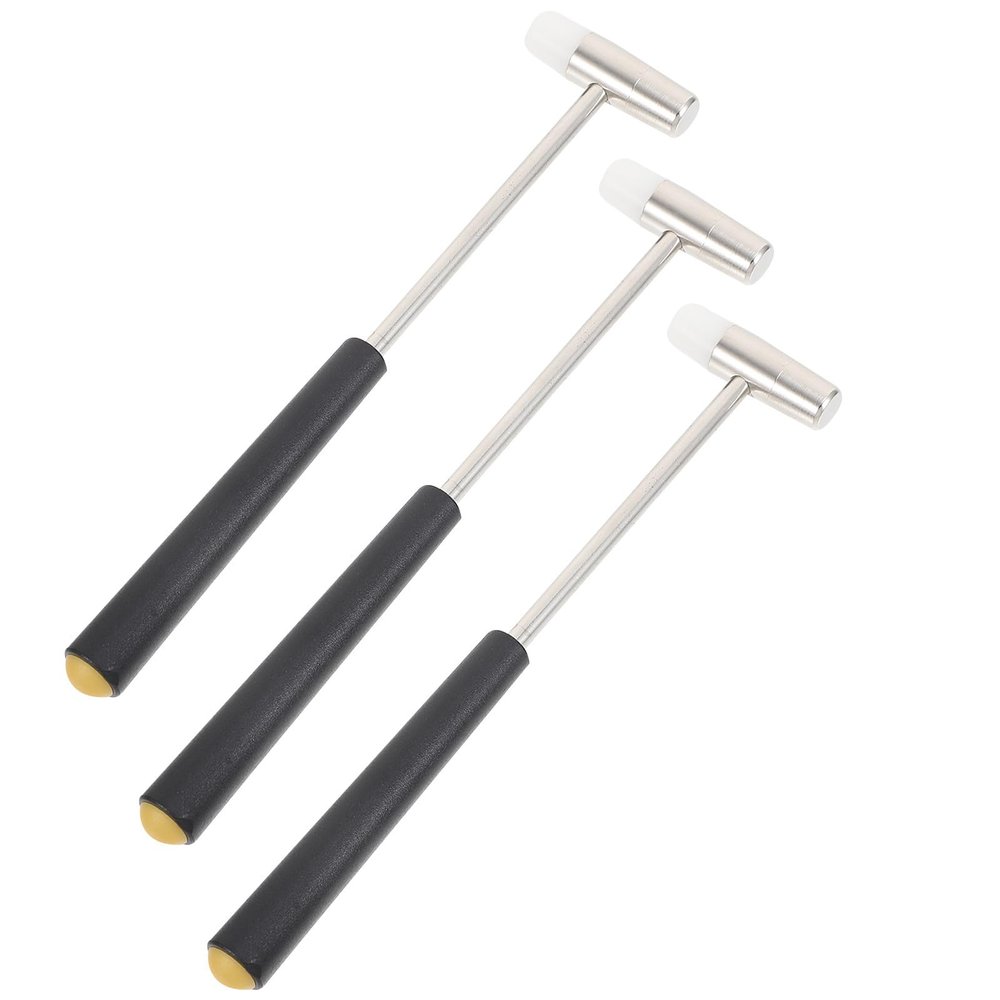 VICASKY 3pcs Dual-head Assemble Tool Hammer for Building Blocks with Ergonomic Handle Comfortable Hold Non-toxic Smooth Surface for Boys