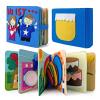 ivebed Montessori Busy Book-Learn While Playing, Toddler Montessori Play Board Fabric Book for Long Car Rides and Summer Trips Boys Girls, No Screens, No Meltdowns, Just Focused Play(Style-g) view 1
