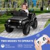 12V Kids Ride on Car Truck with Parent Remote Control, Electric Toy Vehicle for Boys Girls, All Terrain Outdoor Play with Spring Suspension, LED Lights & Music Player view 3