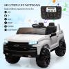 24V Kids Electric Truck, Licensed Chevrolet Silverado 2 Seater Ride on Car with Parent Remote Control, 3-Speed, Spring Suspension, MP3 Player, LED Lights for Ages 3-8 Years Old view 3