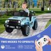 12V Kids Ride on Car Truck with Parent Remote Control, Electric Toy Vehicle for Boys Girls, All Terrain Outdoor Play with Spring Suspension, LED Lights & Music Player view 2
