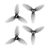 10PCS 2.5inch 3-Blade RT2.5X2.1X3 Propeller 2/1.5/2mm Shaft Hole CW/CCW Fit for FPV Racing Drone(2 Pair) view 1