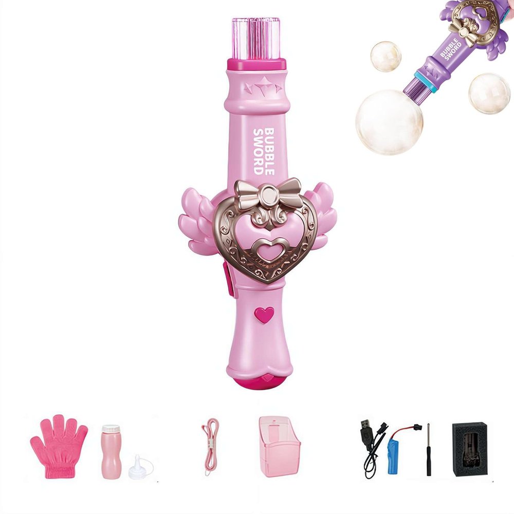 Elastic Bubble Fog Wand, Magic Smoke Colorful Bubbles Machine Elastic Bubbl-e Fogs Wand,Magic Interactive Fog Bubbles Machines for Party,Adorable & Portable Design, with Smoke Effect