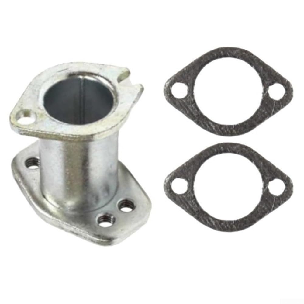 796002 Exhaust Muffler Adapter Replacement Part for 794661, 697346, 495864 Engine Models - for Most 215000 Series Engines, Includes Gasket, Made of Steel