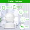 10PCS Baby Bottle Caps for Dr Brown Narrow Bottles, Travel Bottle Lids Replacement for Narrow-Neck Bottle, Tight and Leak-Proof, White view 4