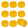 10PCS Baby Bottle Caps for Dr Brown Narrow Bottles, Travel Bottle Lids Replacement for Narrow-Neck Bottle, Tight and Leak-Proof, Yellow view 1