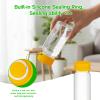 10PCS Baby Bottle Caps for Dr Brown Narrow Bottles, Travel Bottle Lids Replacement for Narrow-Neck Bottle, Tight and Leak-Proof, Yellow view 3