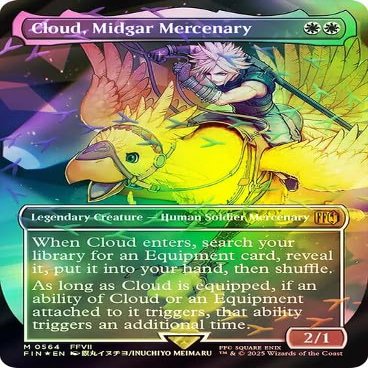 Cloud, Midgar Mercenary (Foil) MTG