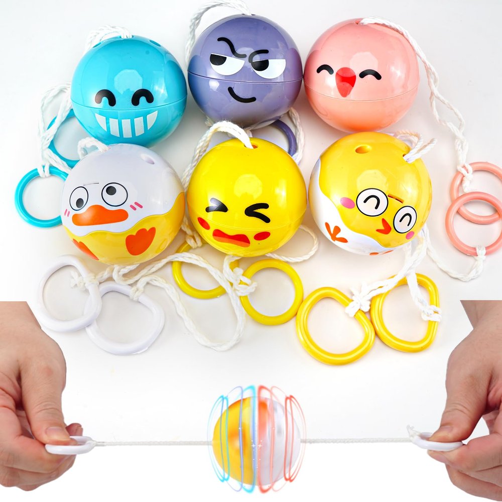 Zaleny Light Up Pulling Balls Spinning Toys Flying Whistle Balls for Kids Boys Girls Party Favors School Prizes Goodie Bag Fillers 20 Pcs
