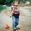 ASHATA Wooden Baby Walker Educational Push and Pull Toy for Toddlers Learning Walking, Animal Waddling Toy for Kids, 1X Small Wooden Walking for Baby (Colorful) view 1