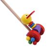 ASHATA Wooden Baby Walker Educational Push and Pull Toy for Toddlers Learning Walking, Animal Waddling Toy for Kids, 1X Small Wooden Walking for Baby (Colorful) view 4