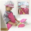 Gcroet Chef Set for Kids Kitchen Role Play Cook Costume with Apron Chef Hat Utensils Cooking Mitt.. view 2