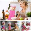 Gcroet Chef Set for Kids Kitchen Role Play Cook Costume with Apron Chef Hat Utensils Cooking Mitt.. view 4