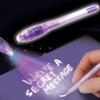 Gcroet Invisible Ink Pen Security Marker Pen with UV Flashlight for Secret Message.. view 3