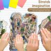 DIY 3D Sticker Scene Therapy for Adult and Kid 4 Set DIY 3D House Sticker Stress Relief Featuring Four Art Scene Theme (Style 1) view 2