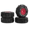 1/16 Mini Mojave GROM Sand Tire Water Tire for Arrma RC Car Upgrade Parts,72mm Short Course Truck Sand Tire 4pcs/Set (Red) view 4