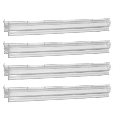 Acrylic Mahjong Racks  Tile Pushers, Family Entertainment Set, 4 Pieces Mah Jongg Trays, Clear Acrylic Construction, Durable Smooth, Easy Tile Handling | Great for Game Nights, Birthday Parti