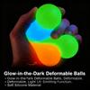2026 Glow in The Dark Sticky Balls for Ceiling, Washable Reusable Sticky Wall Balls, Soft Fidget Stress Relief Toys for Kids & Adults (10pc) view 3