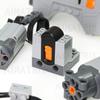 AIMATRIX 9pcs Motor kit,Compatible with Toy Building Block, Including Remote Control and Receiver, Switch, Extension Cord, M/L Motor etc. view 3
