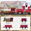 Goldlok Electric Train Set with Light & Sounds, 19 PCS Train Toys for Toddlers 3-5 & Kids 4-8, Locomotive, Passenger Car, 12 Tracks, Indoor Toy, Birthday for Boys and Girls view 3