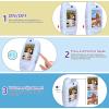Video Walkie Talkies for Kids, 2 Pack Rechargeable Video Walkie Talkies, HD Camera, Voice Changer, for Family Fun, Camping and Travel, Ages 3-12, Blue and Blue view 3