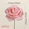 10PCS 7.5x20 cm Womens Day Cake Topper Rose Flower Cake Topper for 3.8 Goddess Festival Mother Day Party Decor view 2