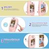 Video Walkie Talkies for Kids, 2 Pack Rechargeable Video Walkie Talkies, HD Camera, Voice Changer, for Family Fun, Camping and Travel, Ages 3-12, Pink and Pink view 3