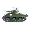 wheelfun Mato 100% Metal 1/16 Scale Army Green M4A3 Sherman BB Ver RTR RC Combating Tank 1230 Model Light Sound BB Shooting Hobby Grade Model for Ages 14+ view 3