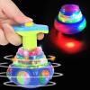 Light Up Spinnings Top, LED Shining Music Spinner Toys, Music Flashing Spinner Toy, Funny SpinningTop Toy, LED Shining Musical Flashing Spinnings Tops, for Kids, Boys, Girls view 3