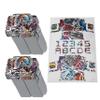 WRAPGRADE Skin Stickers Compatible with DJI Mini 5 Pro's Two Batteries (Metal Sticker Bomb) view 1