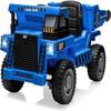 12V Ride-on Dump Truck for Kids with Parent Remote Control,Construction Vehicle w/Electric Dump Bed, Extra Shovel & Bluetooth Music, All-Terrain Toy Car for Outdoor Play view 1