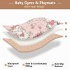 GOODOLD Valentine's Day Cats Baby Play Mat 50x50 Inch One-Piece Soft Crawling Mat Waterproof Playmat with Non-Slip Bottom for Babies, Toddlers, and Infants view 4