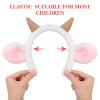 Amosfun Sheep Ears Horn Headband Cartoon Headwear Fancy Dress Animal Party Cosplay Headband Christmas Party Favors view 2