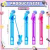 Jenaai 24 Pcs Music Bubble Wands Kpop Microphone Bubbles Party Favors for Fan Meeting Anime Theme Birthday Party Goodie Gift Bag Stuffers Outdoor Activity view 2