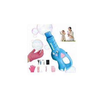 Colorful for Kids, Elastic Bubble Fog Wand, Colorful Fog BubbleMachine, Interactive Mist Bubbles Maker Smoke Bubbles Magic Wand Blower for Party Family Night (Blue C)