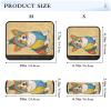 Rainbow Costume Cute Corgis 2 pcs carseat Straps Covers, Stop seat Belt Cutting into Neck, carseat Seatbelt Covers for Van view 3