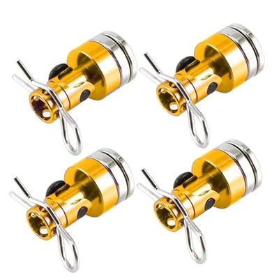 RC Crawlers Toys For TRX4 For HSP For Redcat 1/10 4pcs Stealth Body Post Mount Contact Shell Column Clips RC Drift Car(Yellow)