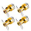RC Crawlers Toys For TRX4 For HSP For Redcat 1/10 4pcs Stealth Body Post Mount Contact Shell Column Clips RC Drift Car(Yellow) view 1