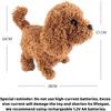 FIALAME Puppy Robot Realistic Dog, 2026 New Interactive Walking Plush Puppy Toy Dogs, Walking, Barking & Tail Wagging for Kids & Pet Lovers (Khaki) view 4