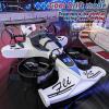 2-in-1 Flying Remote Control Car, Rechargeable Dual-Mode Car Drone, ual-Mode Rc Vehicle with LED Lights, One-Button Takeoff, Stunt Flips, USB Ground & Air Remote Control Toy (Three batteries,White) view 3