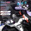 2-in-1 Flying Remote Control Car, Rechargeable Dual-Mode Car Drone, ual-Mode Rc Vehicle with LED Lights, One-Button Takeoff, Stunt Flips, USB Ground & Air Remote Control Toy (Three batteries,White) view 4