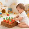 JunZheHub Carrot Harvest Toy with 9 Carrots Developmental Parent Child Interaction Funny Educational view 4
