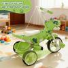 Dinosaur Toddler Tricycle, Kids Tricycle Bike with Lights & Music, Anti-Tip Trike Bike for Kids, Indoor/Outdoor Toddler 3-Wheel Bikes, Ideal for Toddlers Boys & Girls Green view 3