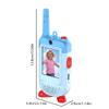 Video Walkie Talkies for Kids Pack of 2,Rechargeable Long Range Two Way Radios Toys with Wearable Clip for Boys Girls,Handheld Video Intercom Kids Walkies Talkies Toys Xmas New Year Gifts for 3+ (A) view 2