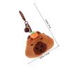 Abaodam Mini Plush Animal Coin Purse with Zipper and Keychain Hook Cute Cartoon Style Wallet for Portable Change Bag for Small Item Organization view 2