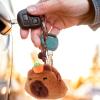 Abaodam Mini Plush Animal Coin Purse with Zipper and Keychain Hook Cute Cartoon Style Wallet for Portable Change Bag for Small Item Organization view 4